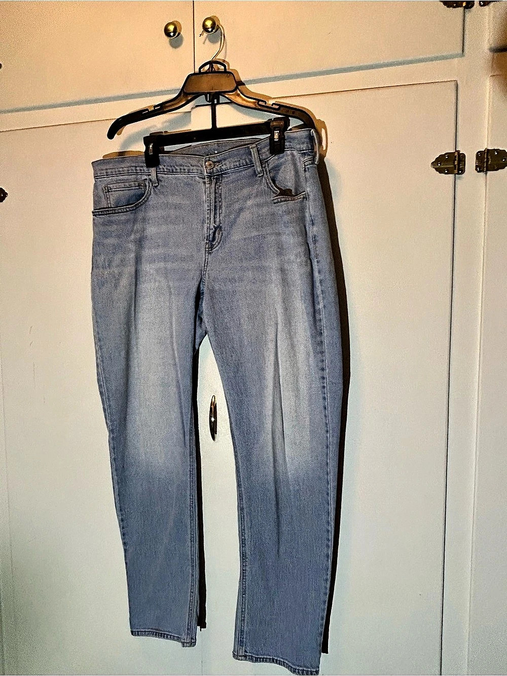 Old Navy Mid-Rise Boyfriend Jeans in Light Blue Waist 16